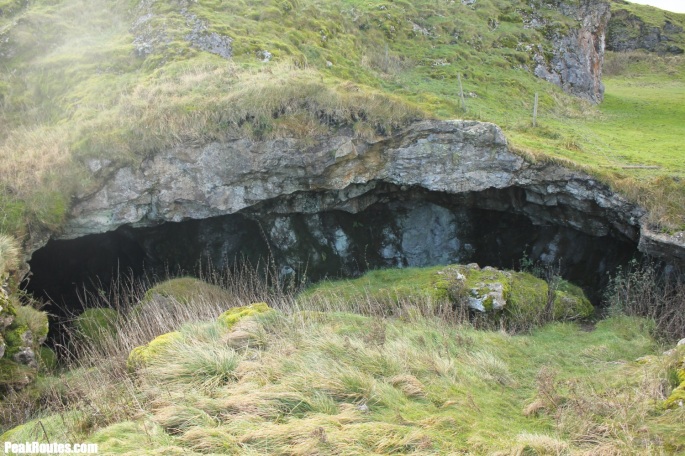 Cave between Mam Tor and Winnats Pass